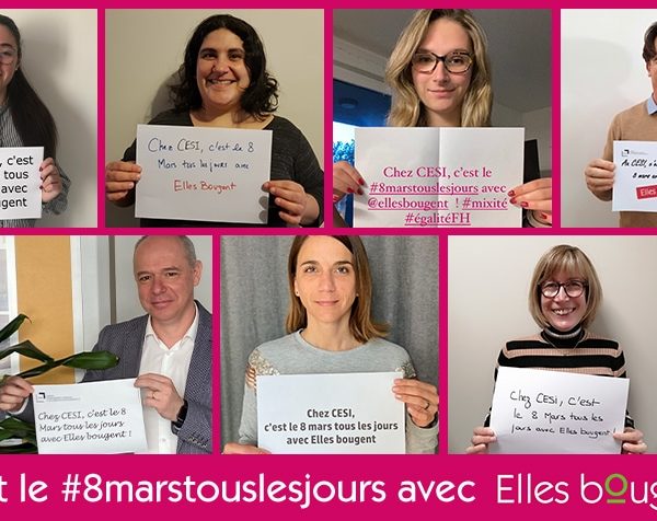 CESI se mobilise avec Elles Bougent en ce lundi 8 mars !