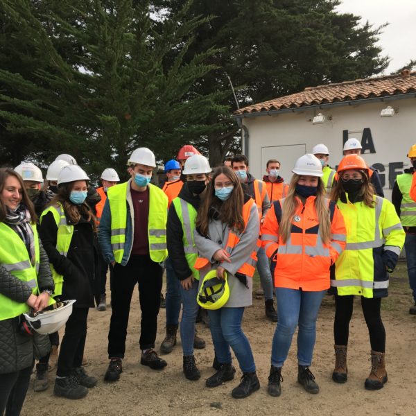 Les apprentis ingénieur·e·s BTP ont une nouvelle fois visité le pont de l’Île de Ré